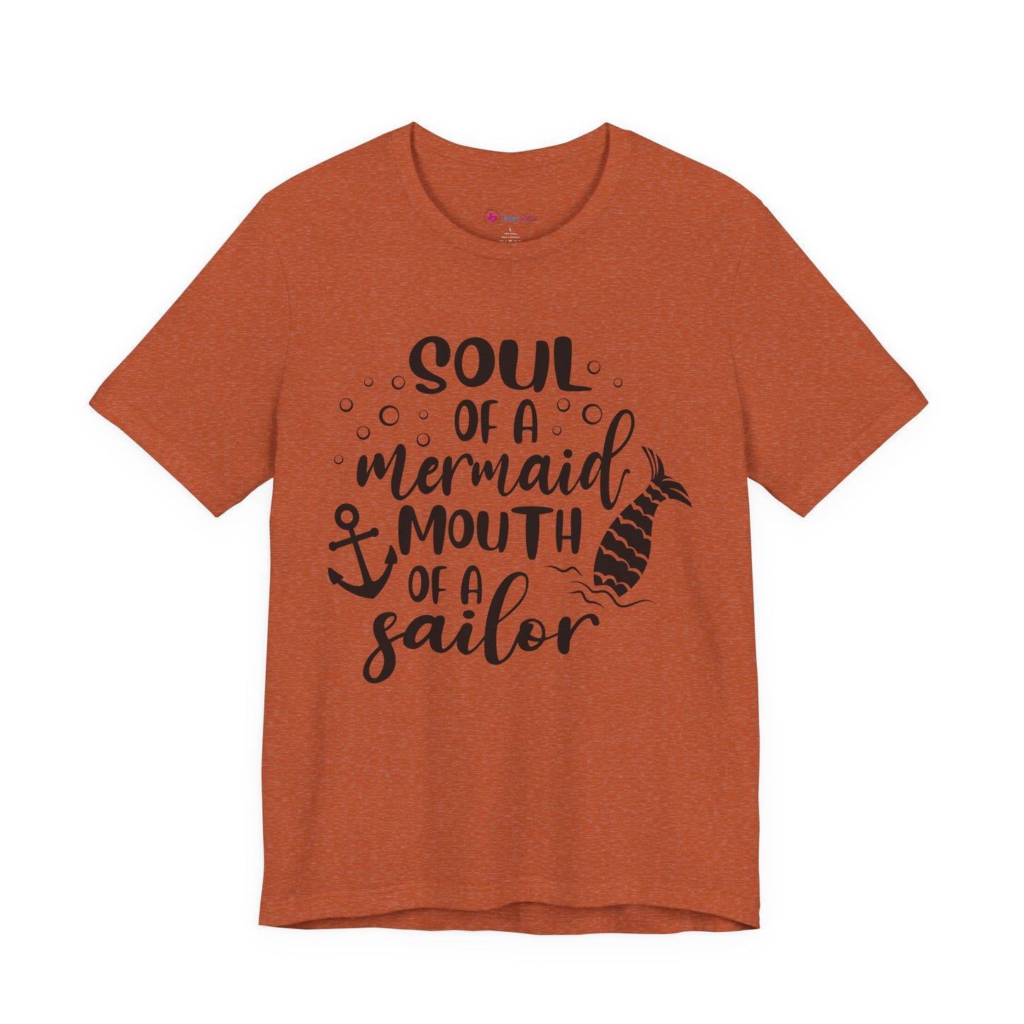 Mermaid Soul Tee — "Soul of a Mermaid, Mouth of a Sailor" Graphic T-Shirt