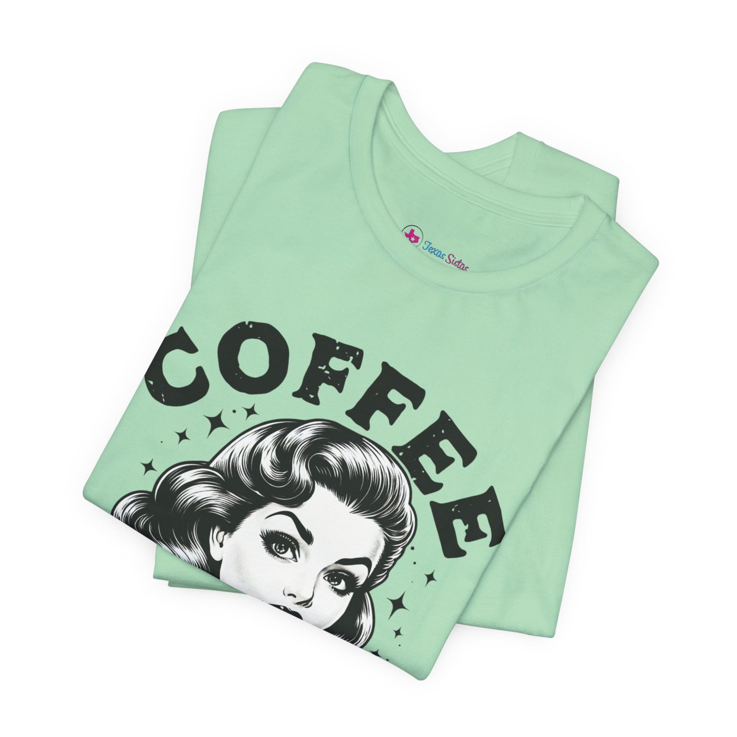 COFFEE Because Murder Is Wrong Graphic Funny T-Shirt