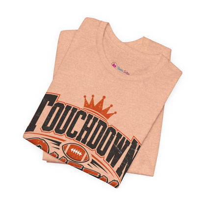 Touchdown Queen T-SHIRT Football Season Tailgate Time
