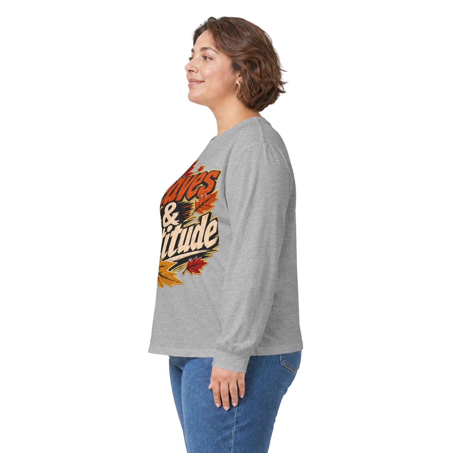 Leaves & Attitude Long Sleeve FALL T-SHIRT