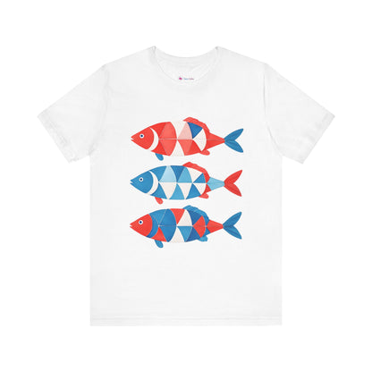 Patriotic Fish T-Shirt Unisex