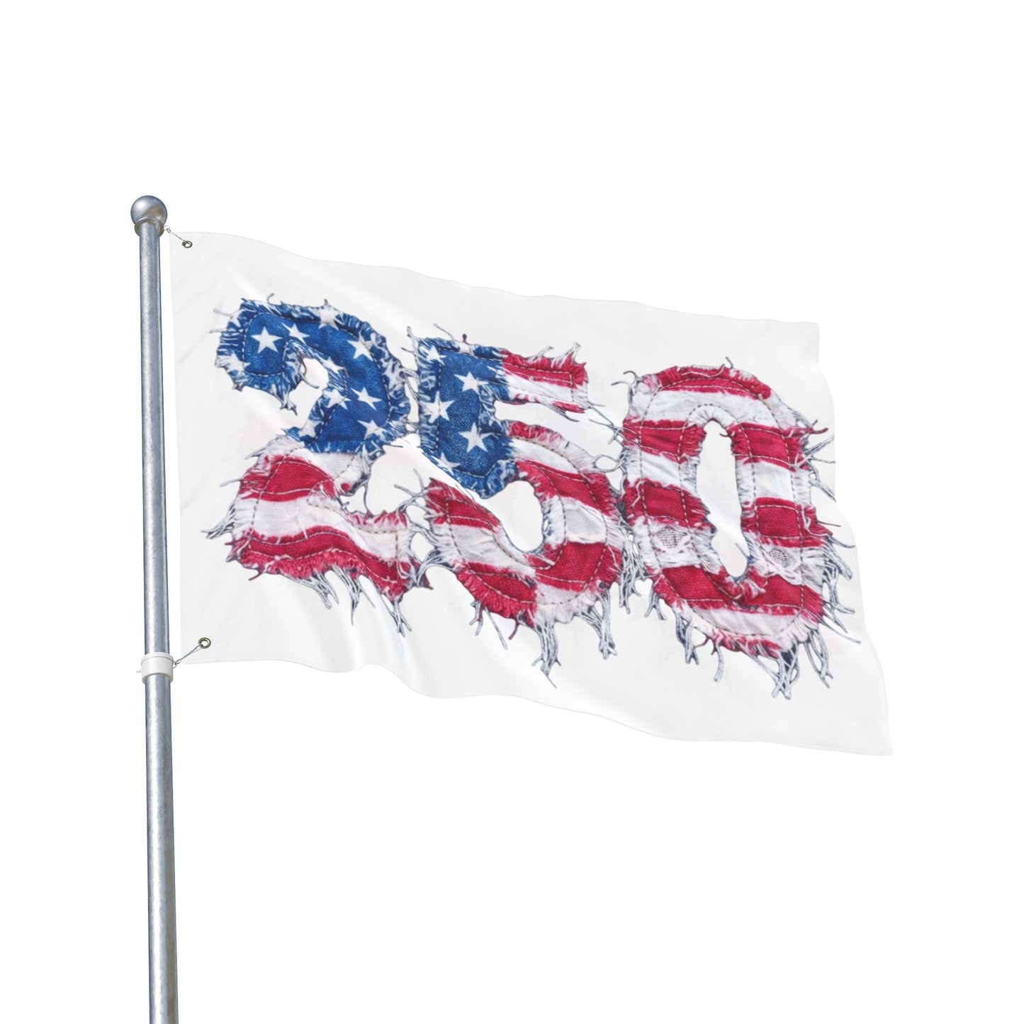 250th 4th of JULY American Flag Double Sided Flag