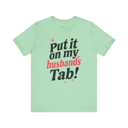 Funny Husband's Tab T-Shirt