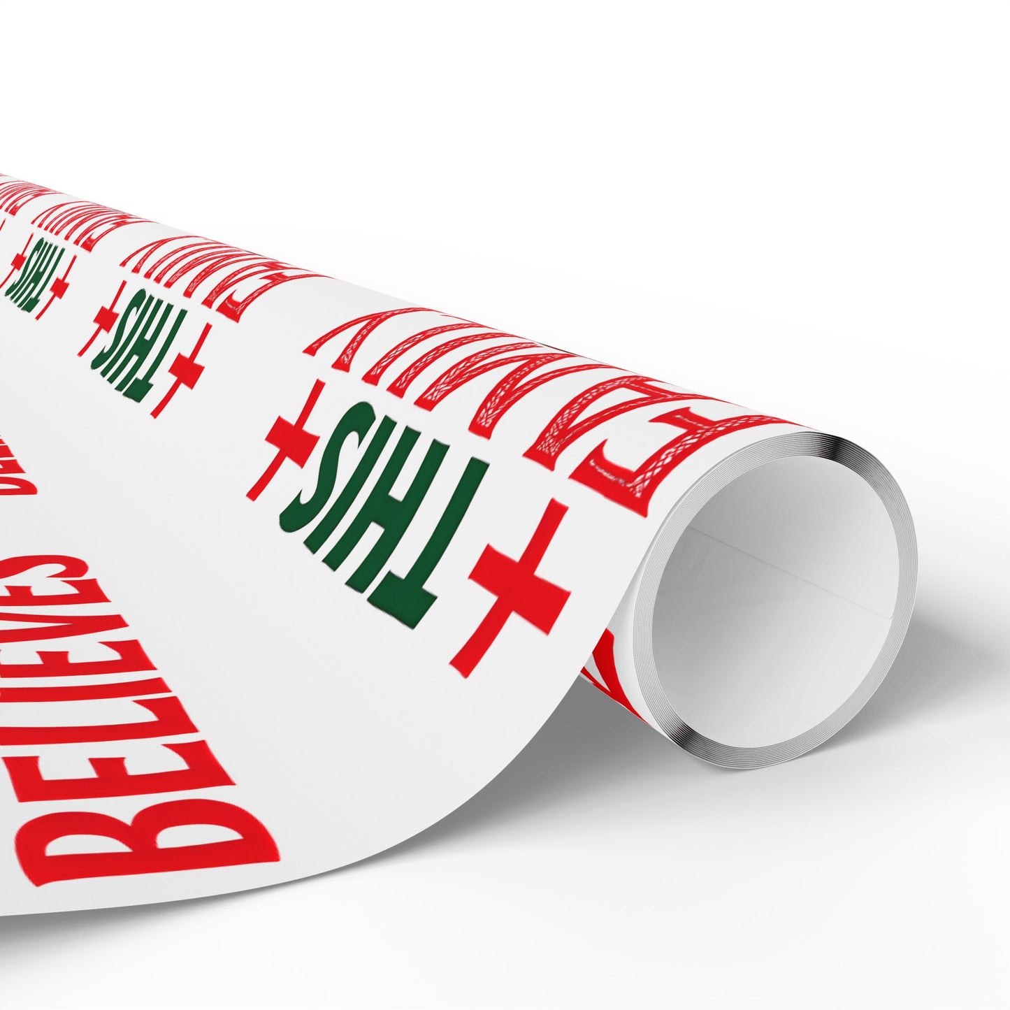 Christmas Wrapping Paper Roll This Family Believes Santa Claus Holiday Gift Wrap
