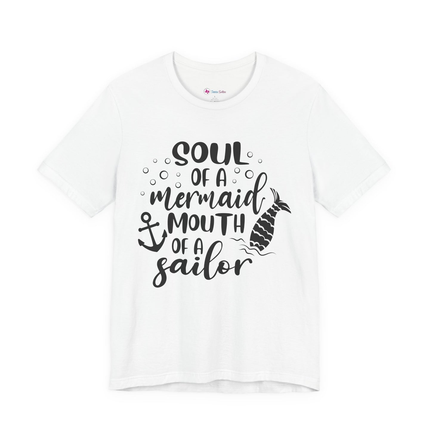 Mermaid Soul Tee — "Soul of a Mermaid, Mouth of a Sailor" Graphic T-Shirt