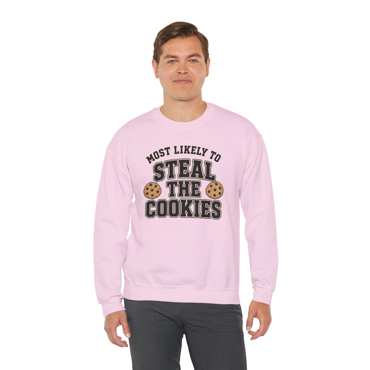 Most Likely To Steal The Cookies Sweatshirt - Christmas Crewneck