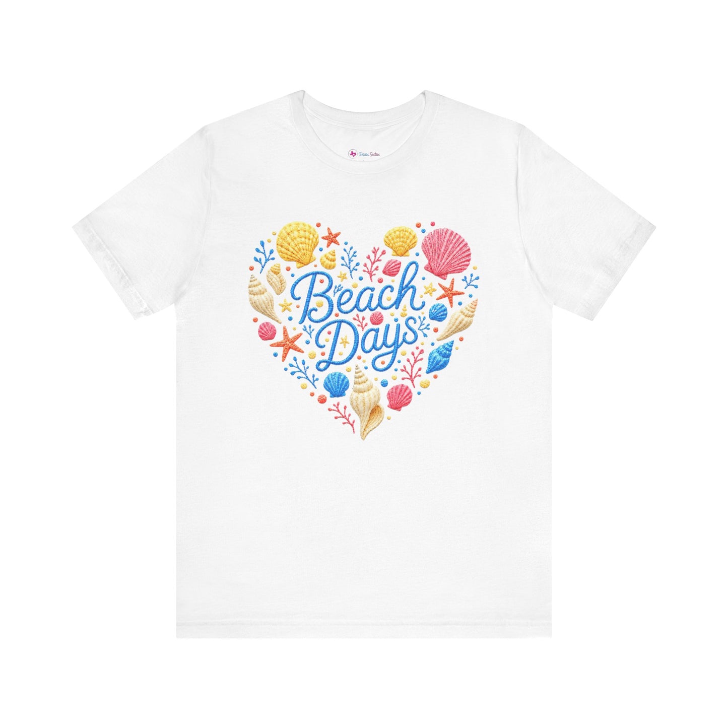 Beach Days heart seashells T-Shirt