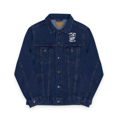 COME and Take IT Denim Jacket - Black or Denim