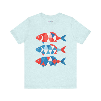 Patriotic Fish T-Shirt Unisex