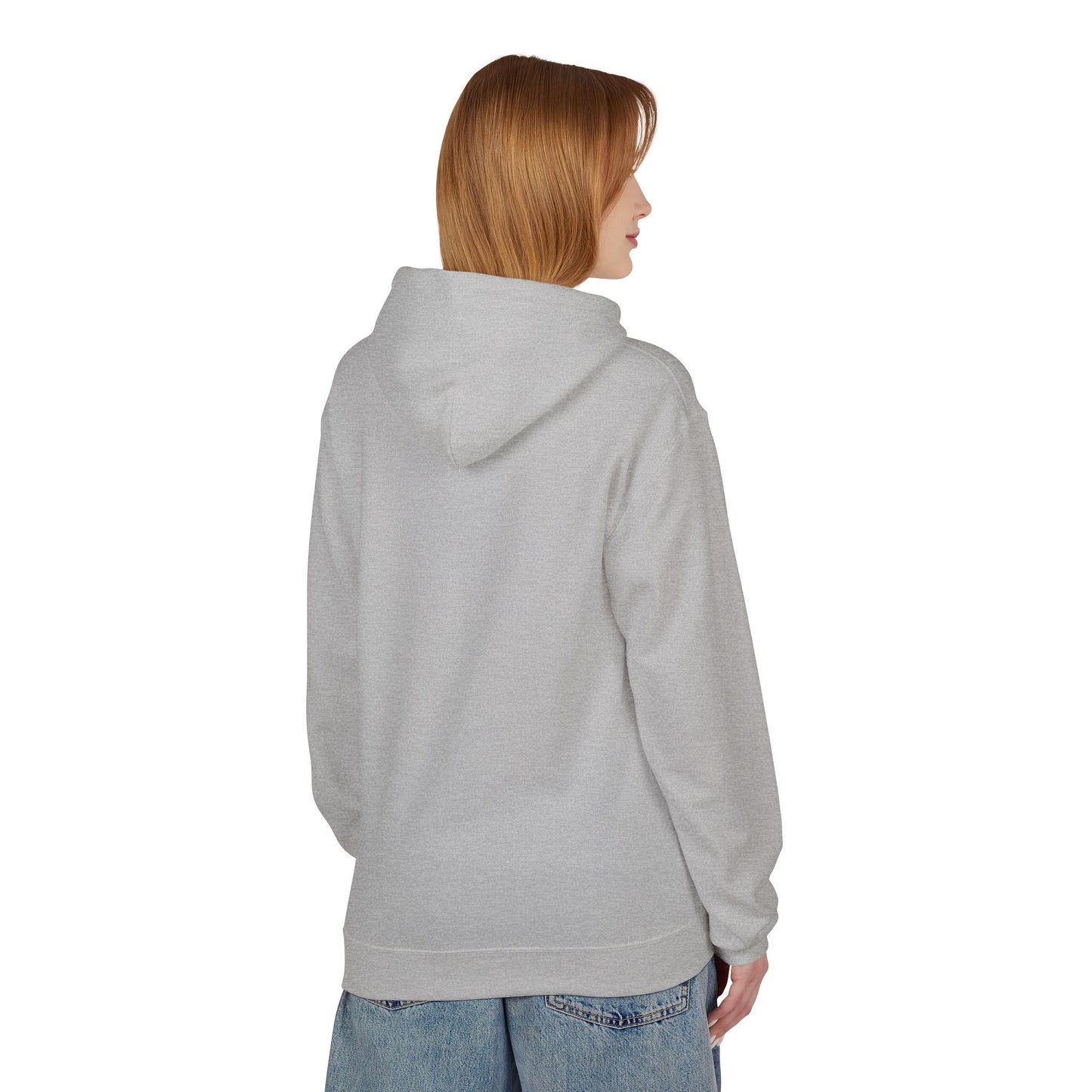 Inspirational Unisex Fleece Hoodie - Don't Look Back, Motivational Gift for Teenagers, Cozy Casual Wear, Perfect for Birthdays & Holidays