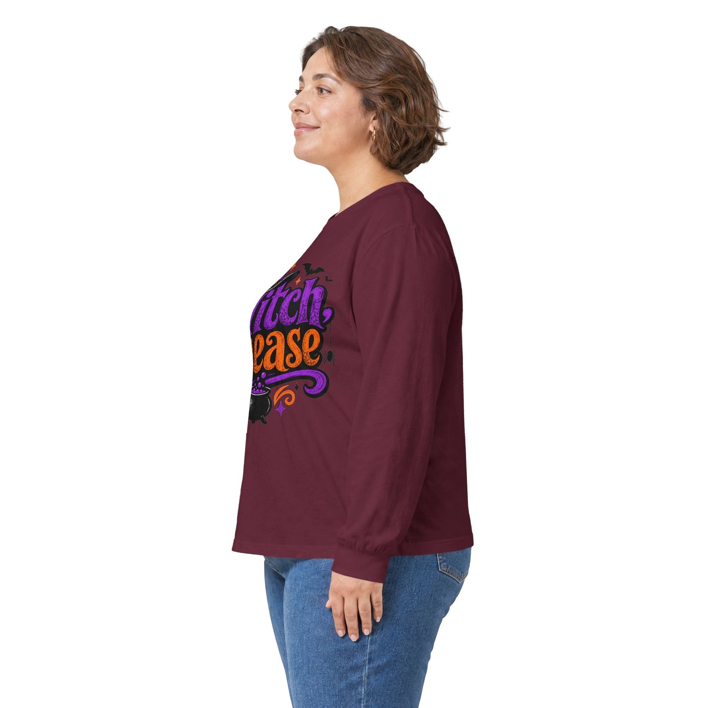 Witch Please Long Sleeve T-Shirt — Funny Halloween Witch Shirt