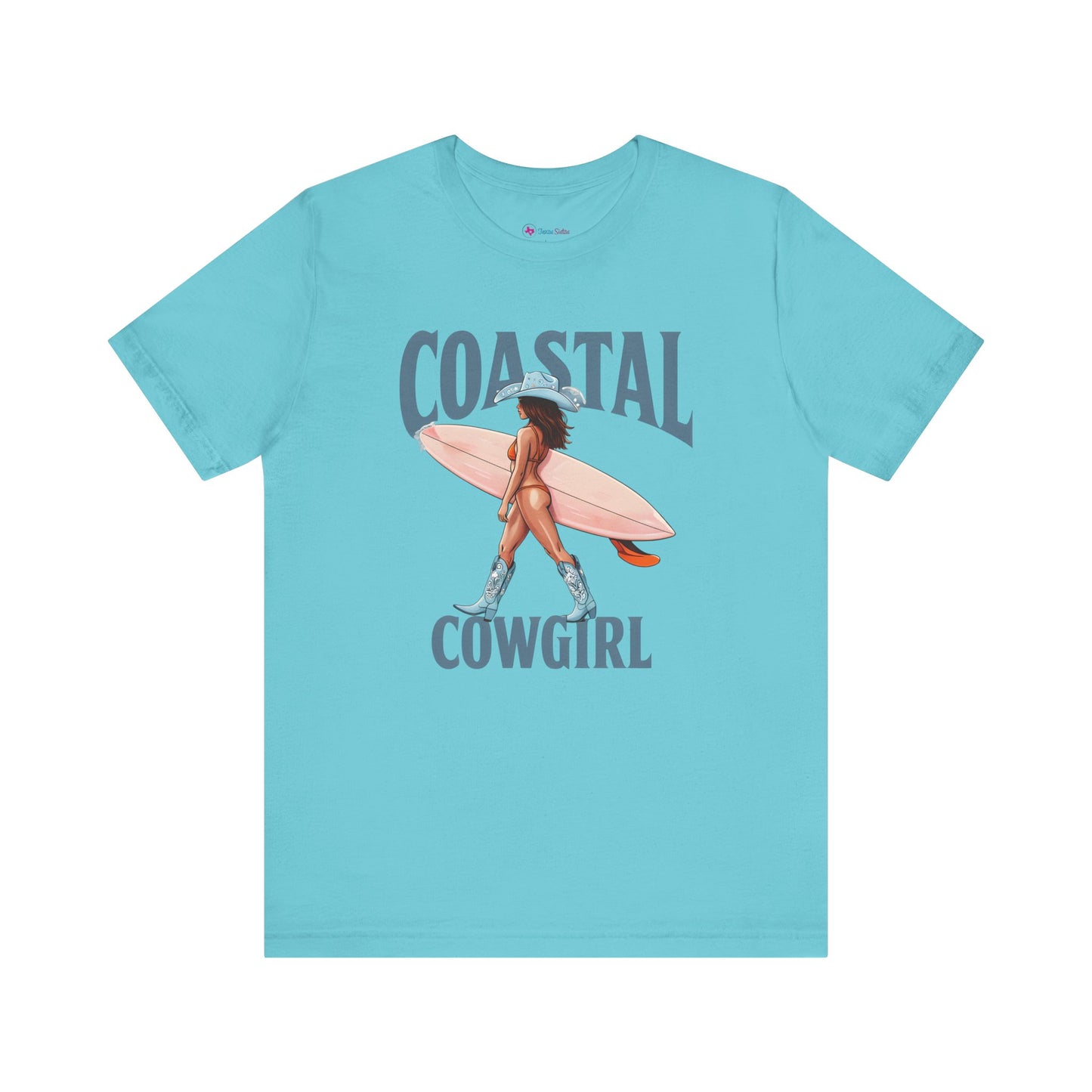Coastal Cowgirl Tee — Surfing Cowgirl Graphic T-Shirt
