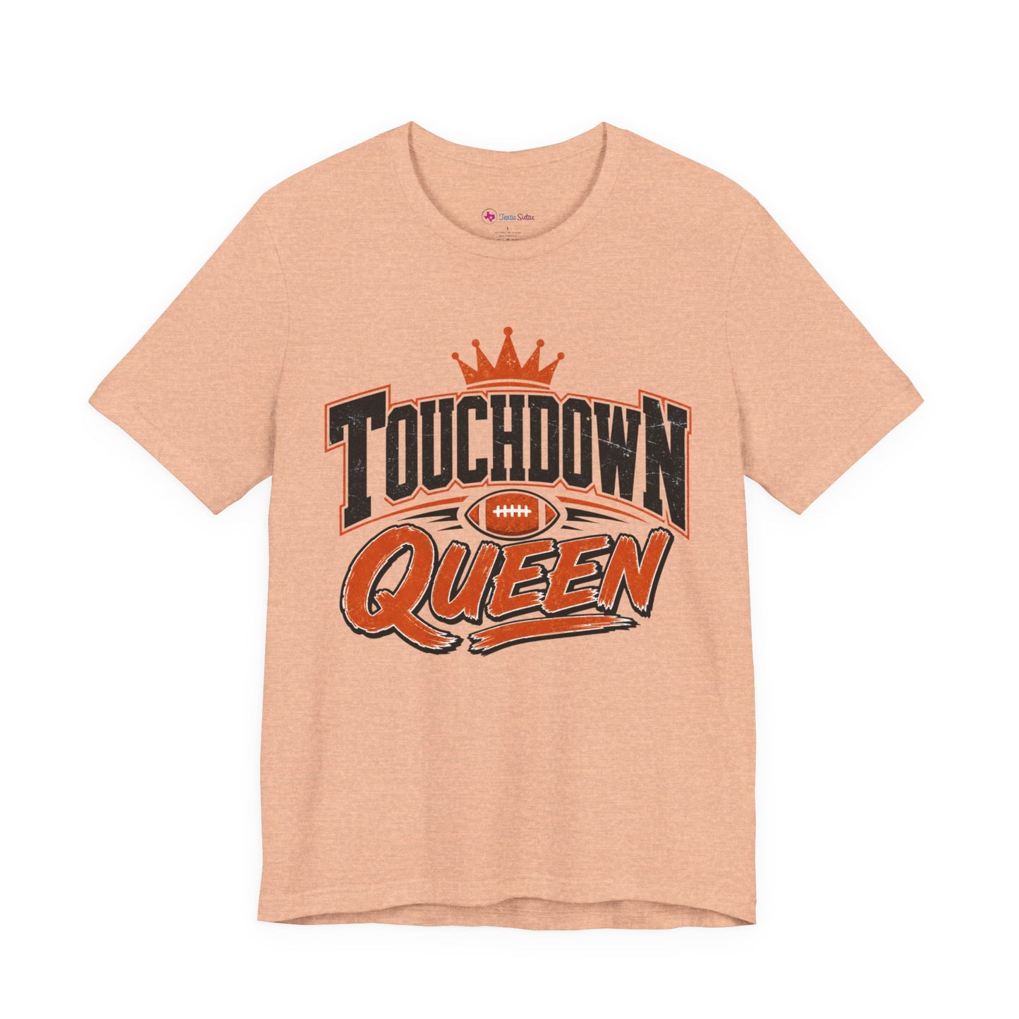 Touchdown Queen T-SHIRT Football Season Tailgate Time