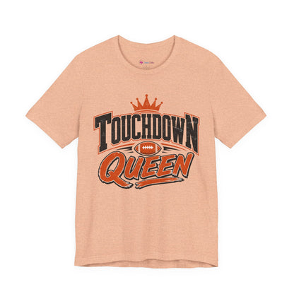 Touchdown Queen T-SHIRT Football Season Tailgate Time