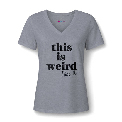 this is weird I like it V-Neck T-Shirt