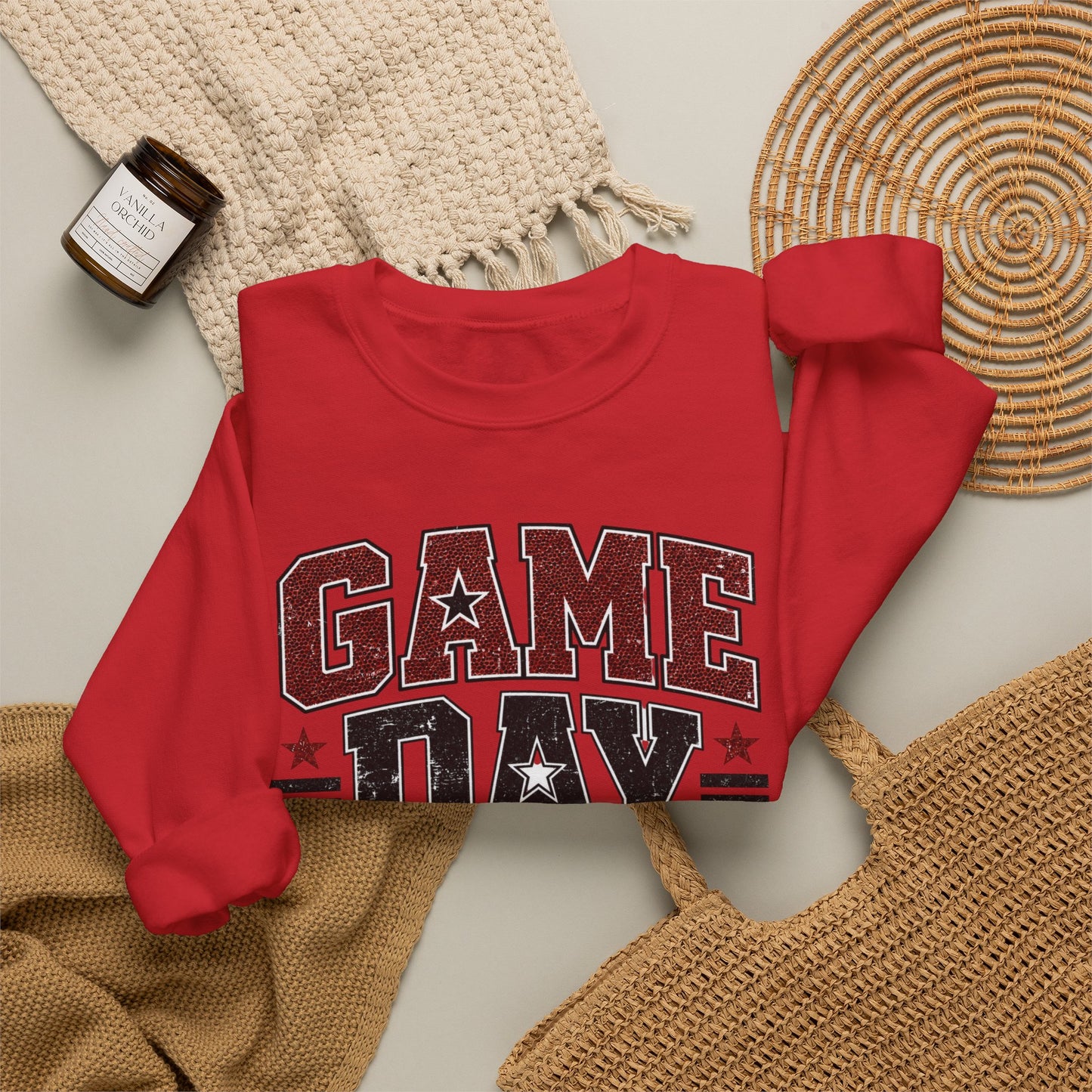 Game Day Mode Sweatshirt — Football Fan Crewneck