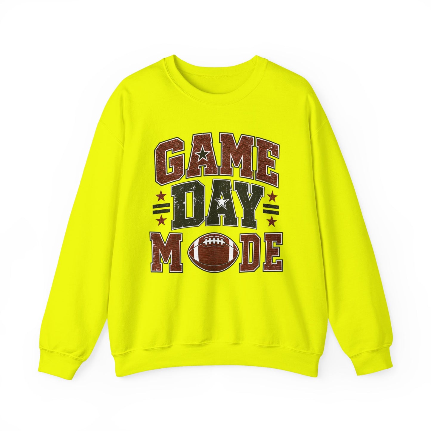 Game Day Mode Sweatshirt — Football Fan Crewneck