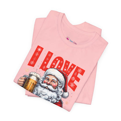 Funny Santa I LOVE DECEM-BEER T-Shirt
