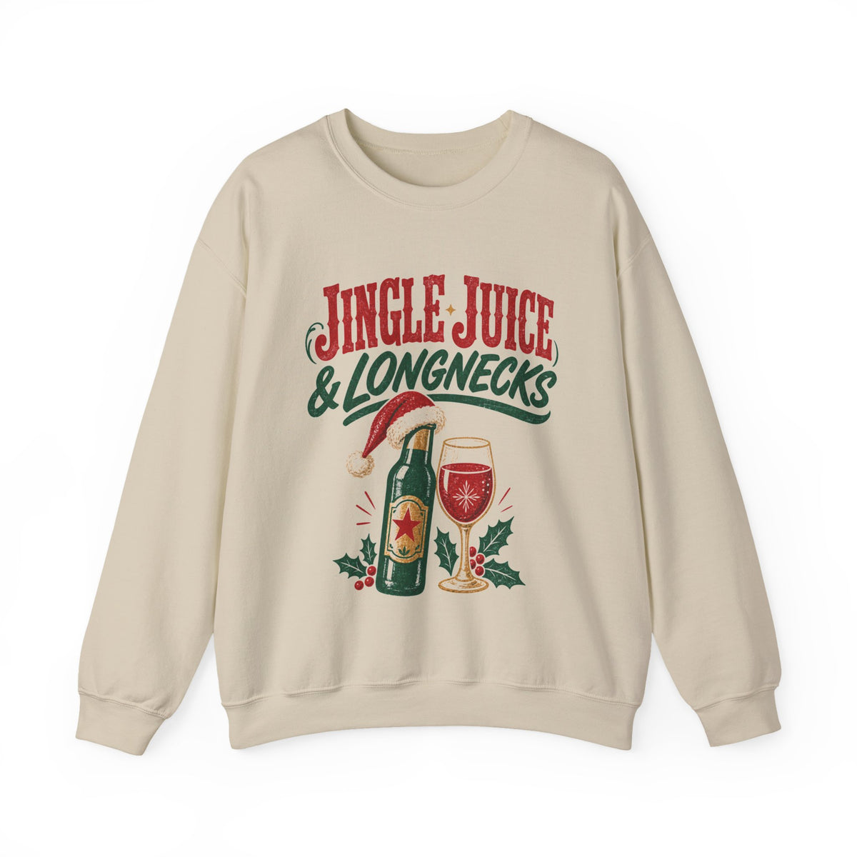 Jingle Juice & Longnecks Christmas Sweatshirt