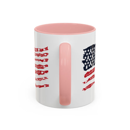 OG Southern Rock Bands & Country Greats USA Flag  Mug  11 or 15oz Coffee Cup