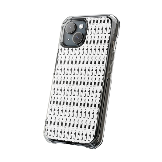 WINE BOTTLES Stylish Magnetic Phone Case | Clear Impact Protection