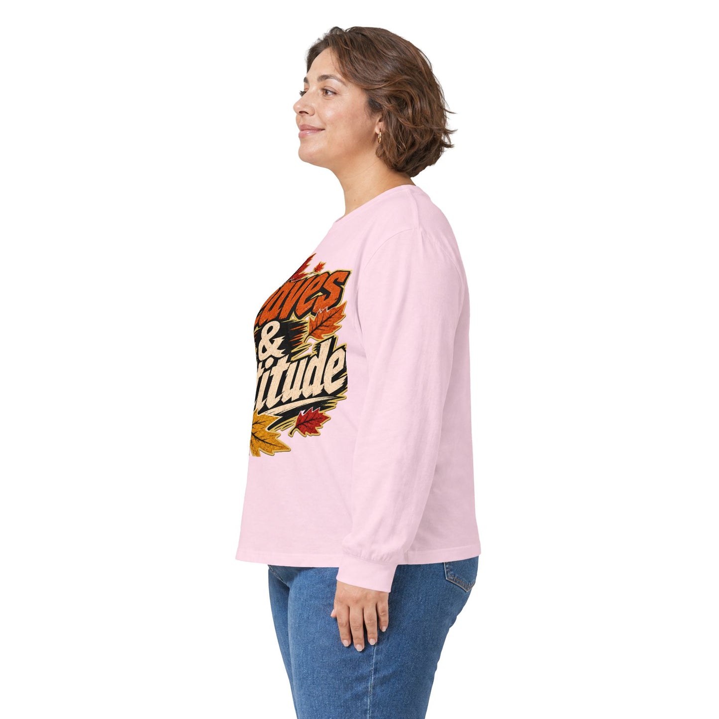 Leaves & Attitude Long Sleeve FALL T-SHIRT