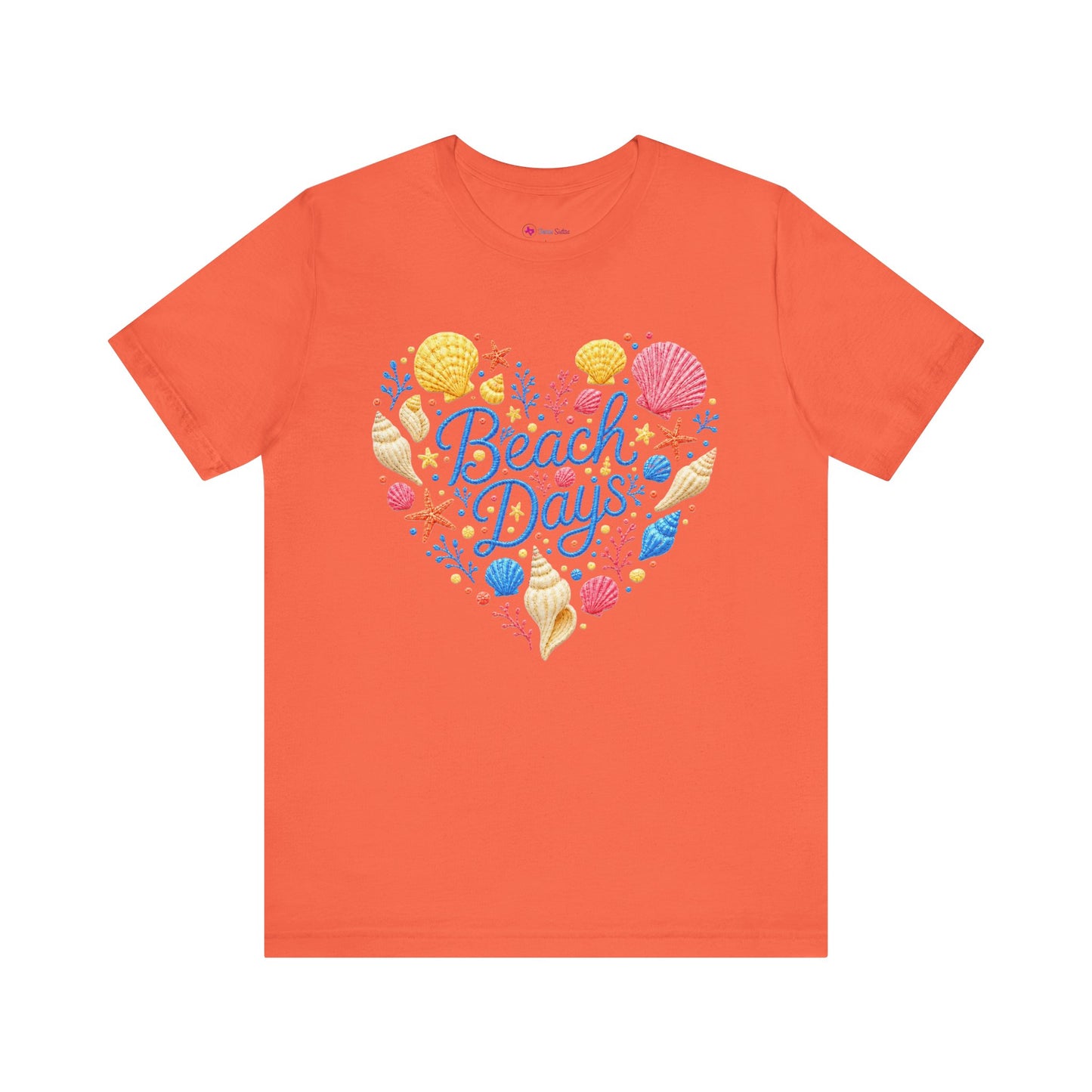 Beach Days heart seashells T-Shirt