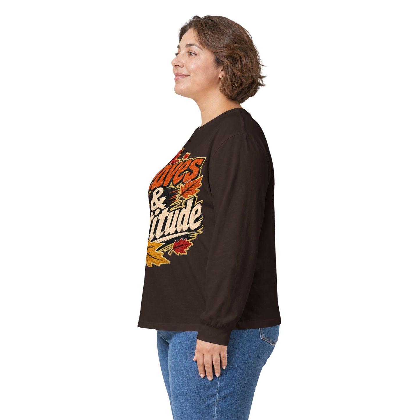 Leaves & Attitude Long Sleeve FALL T-SHIRT