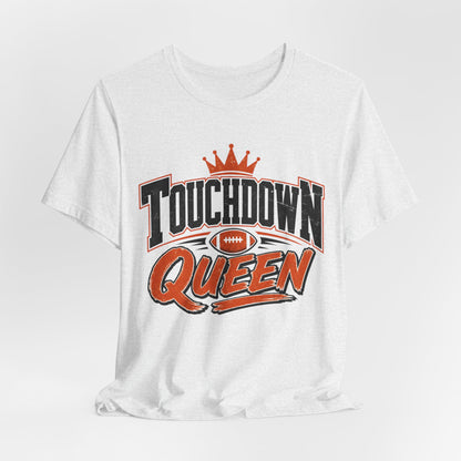 Touchdown Queen T-SHIRT Football Season Tailgate Time