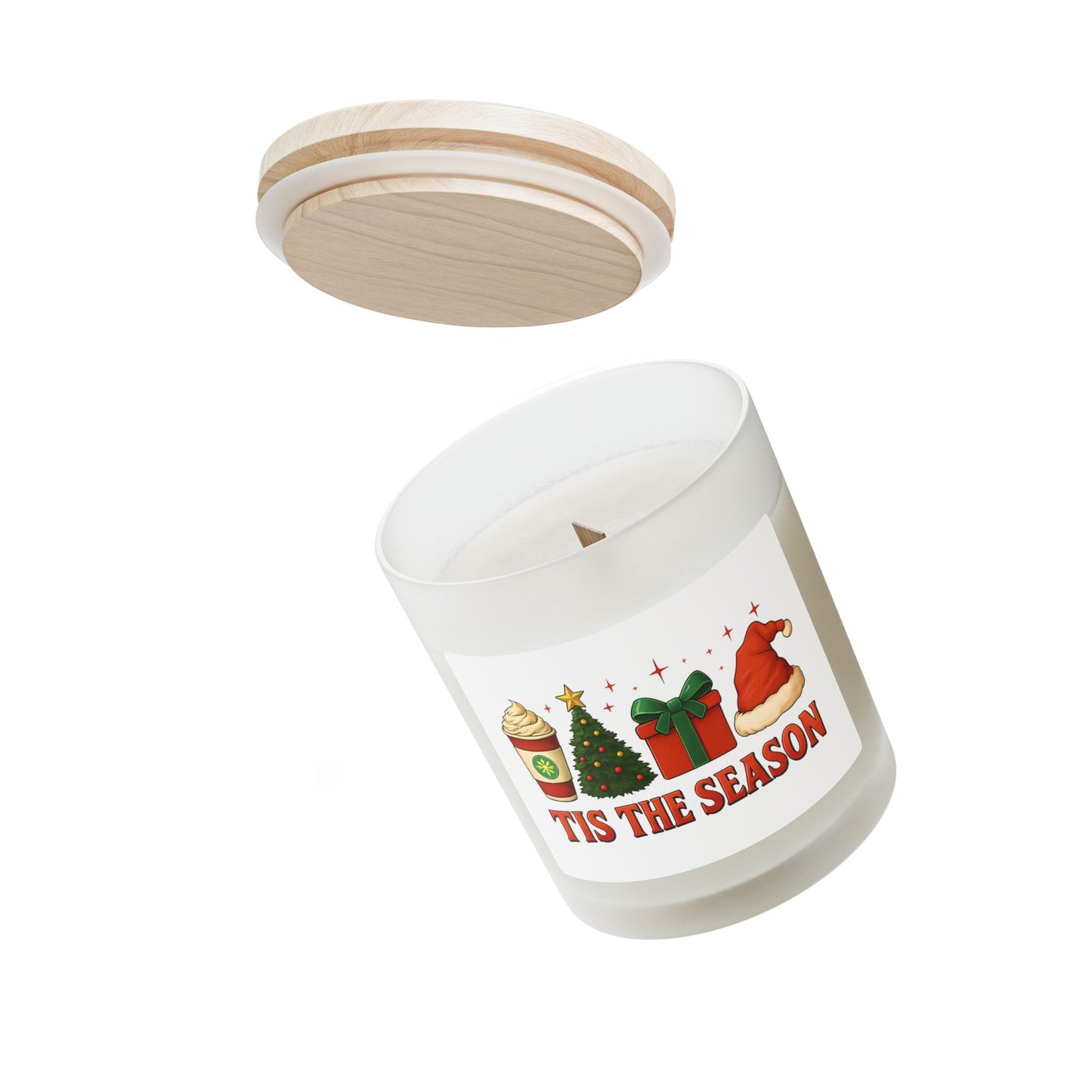 TIS THE SEASON Holiday Candle, Seasonal Decor, Christmas Gift, Home Fragrance, Festive Atmosphere
