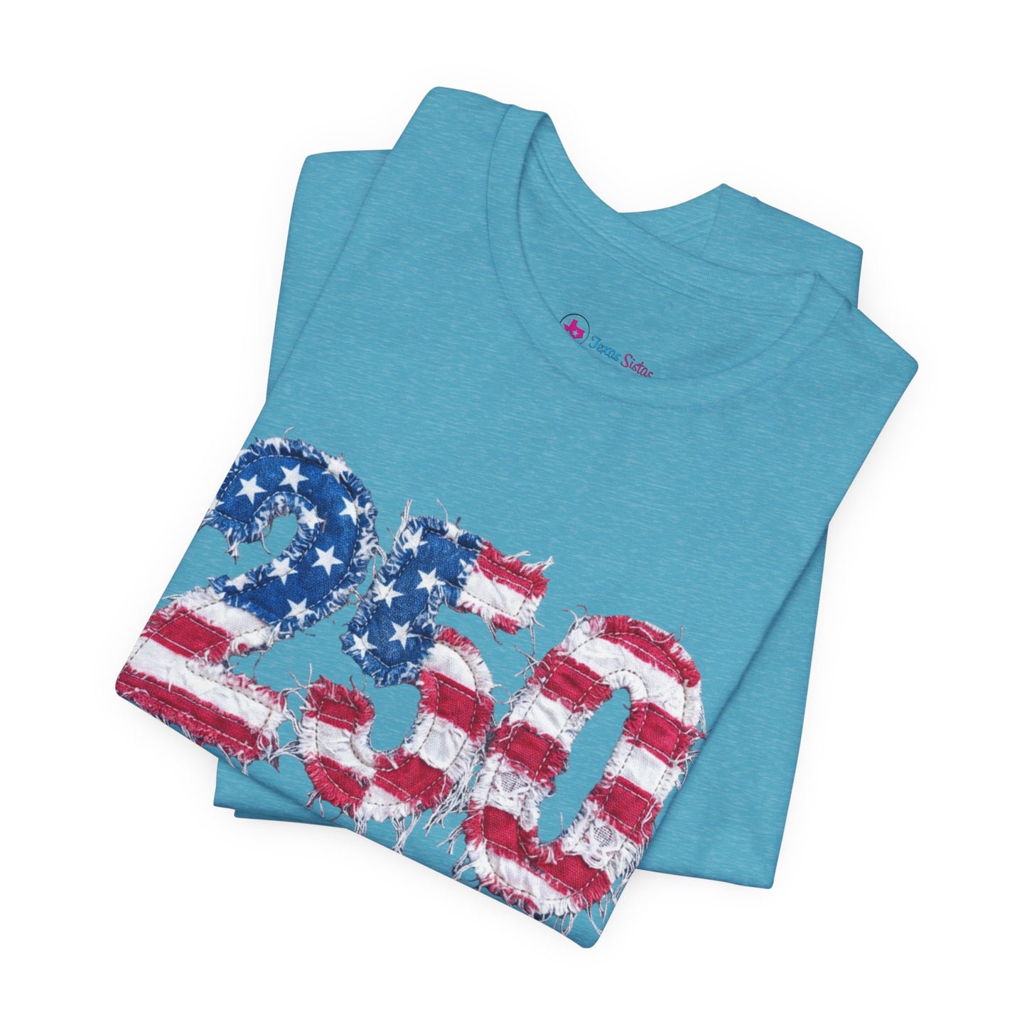 4th of July Frayed Patch Graphic Tee — Patriotic Independence Day T-Shirt