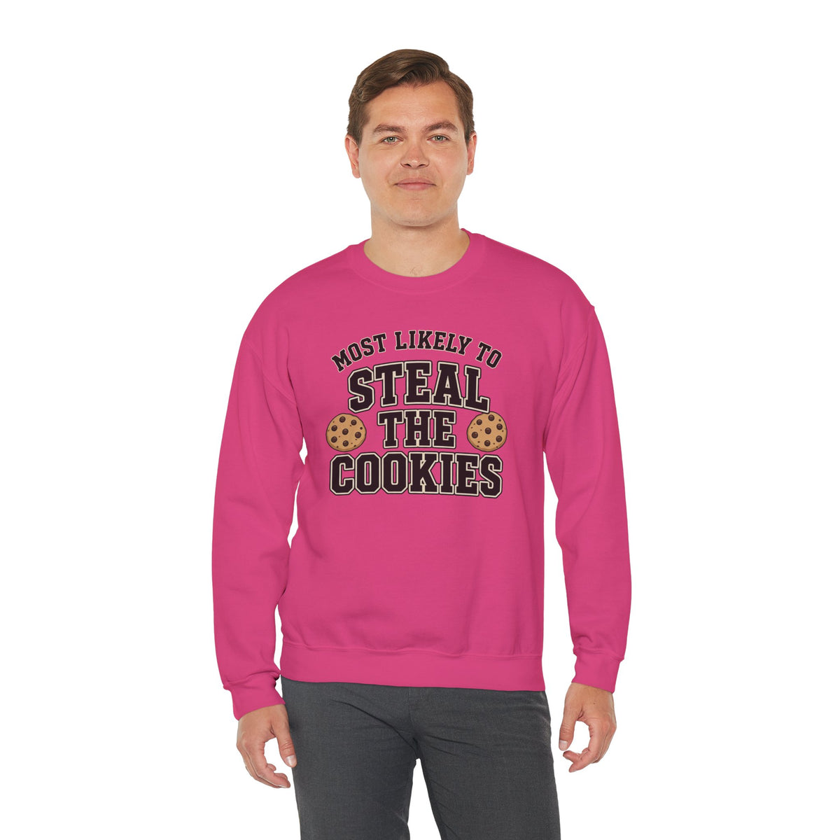 Most Likely To Steal The Cookies Sweatshirt - Christmas Crewneck