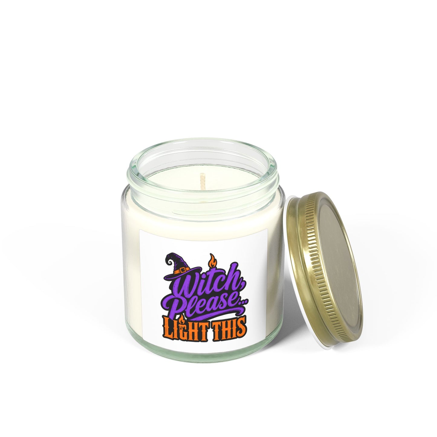 Witch Please 'Light This' Scented Candle — Coconut Apricot Wax (4oz/9oz)