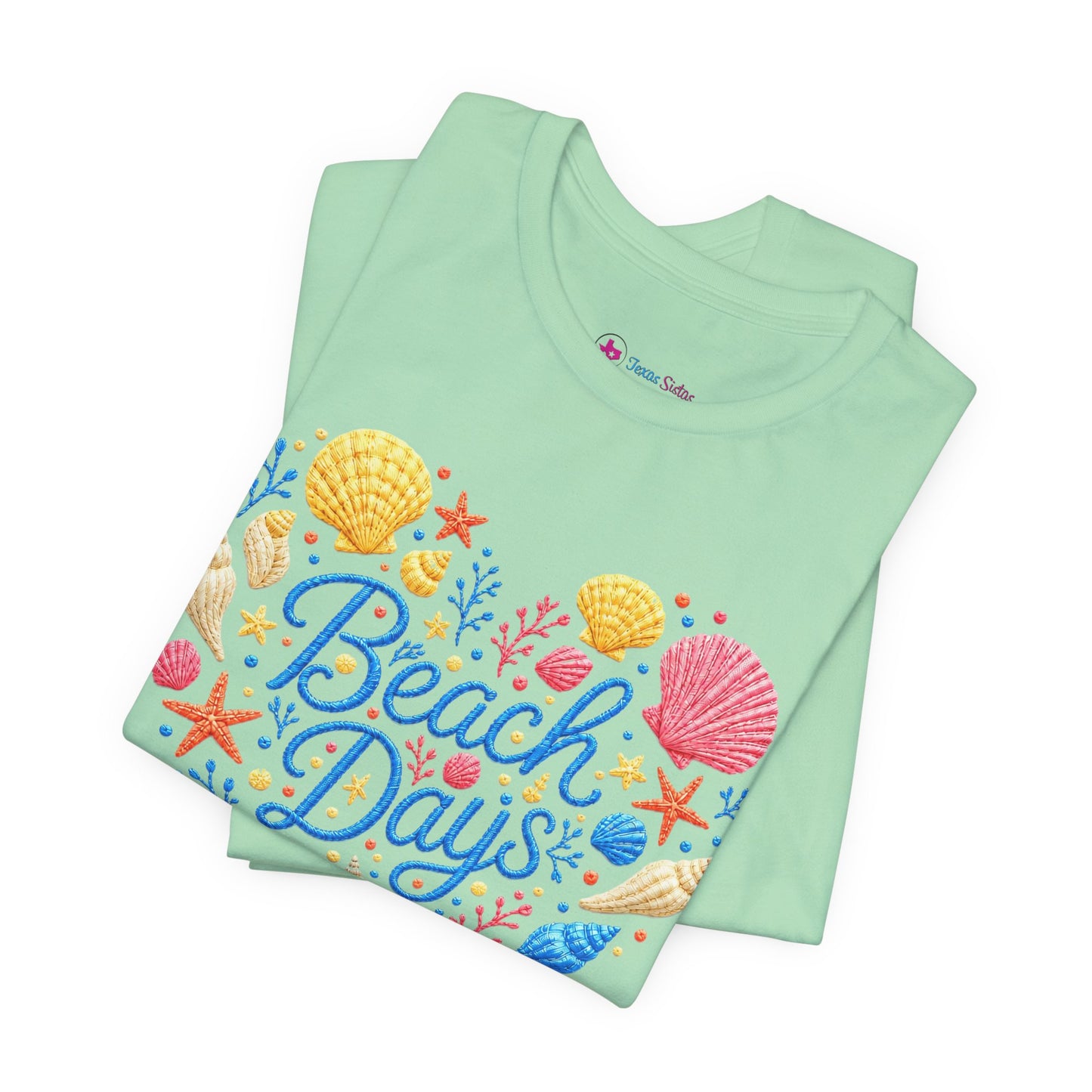 Beach Days heart seashells T-Shirt