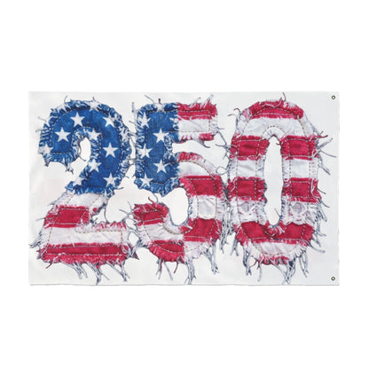 250th 4th of JULY American Flag Double Sided Flag