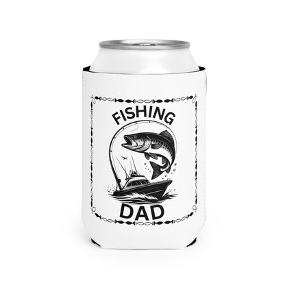 Fishing DAD Beer Can Cooler Sleeve