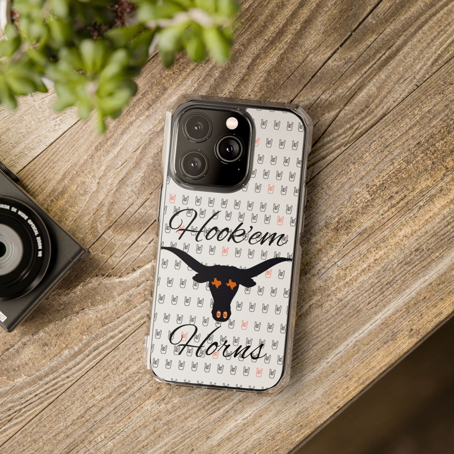 Magnet - Texas Longhorns Football Mini Hook'em Horns Design