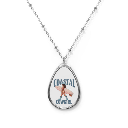 COASTAL COWGIRL Oval Necklace - Adventure Inspired Jewelry