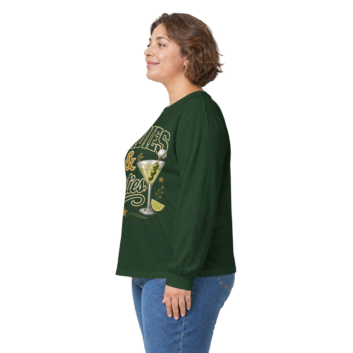 Birdies & Dirties Long Sleeve T-Shirt Golf Cocktail Marini's