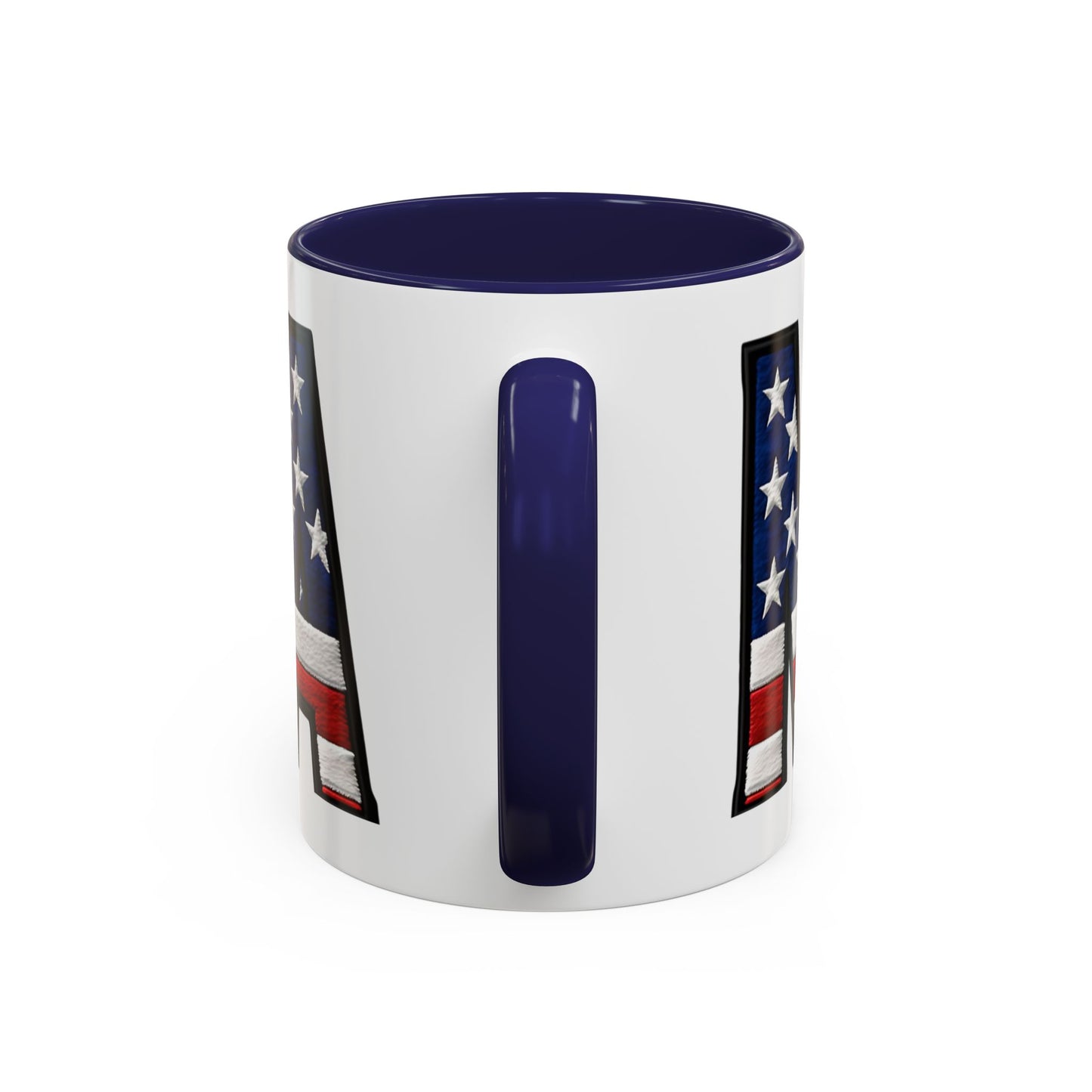 Patriotic AMERICA Flag MAMA Accent Coffee Mug 11 or 15oz