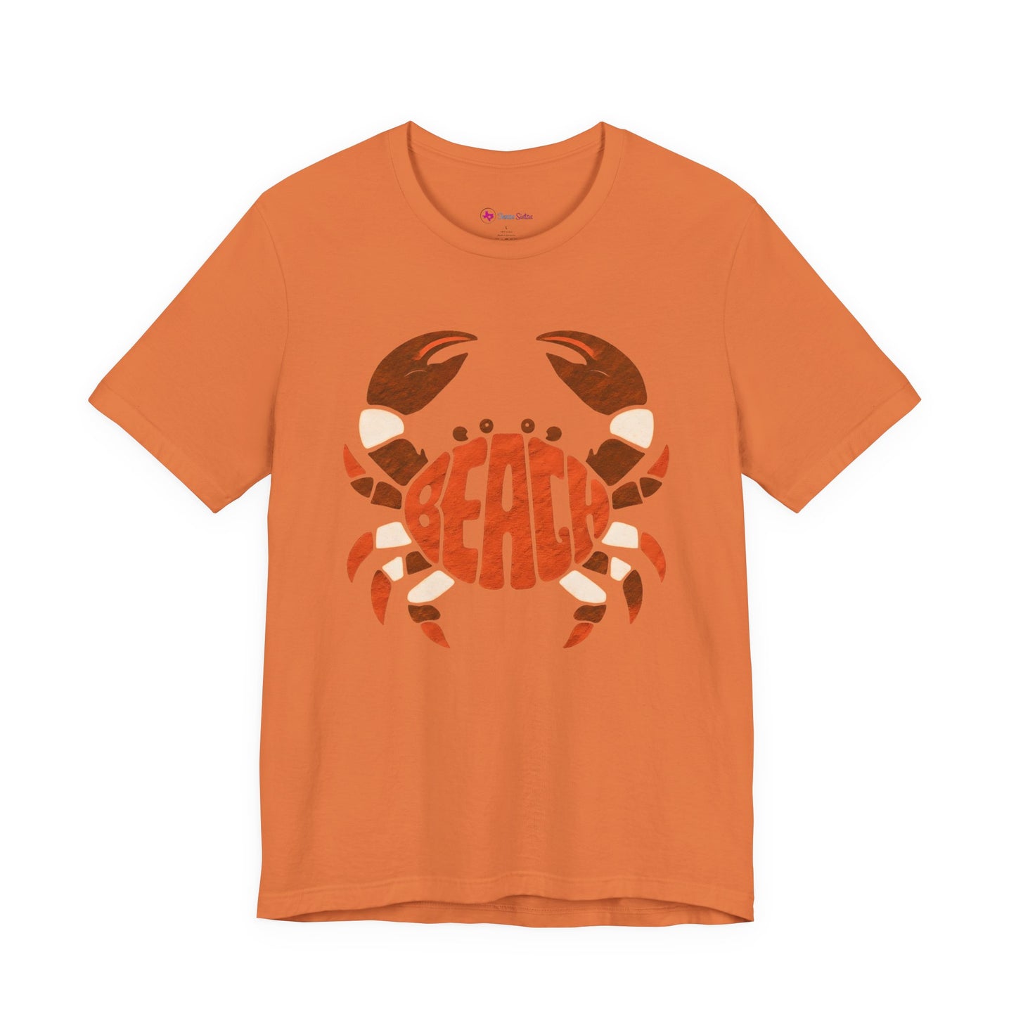 Beach Crab Graphic Tee — Retro Coastal Summer T-Shirt