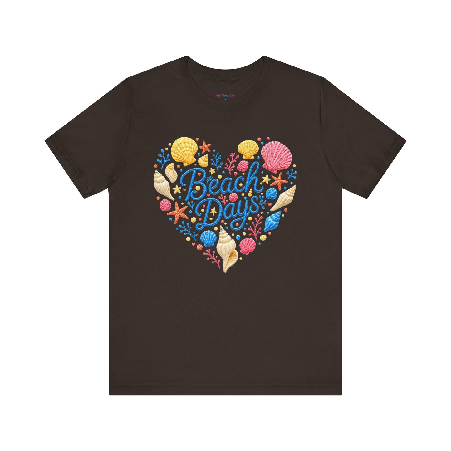 Beach Days heart seashells T-Shirt