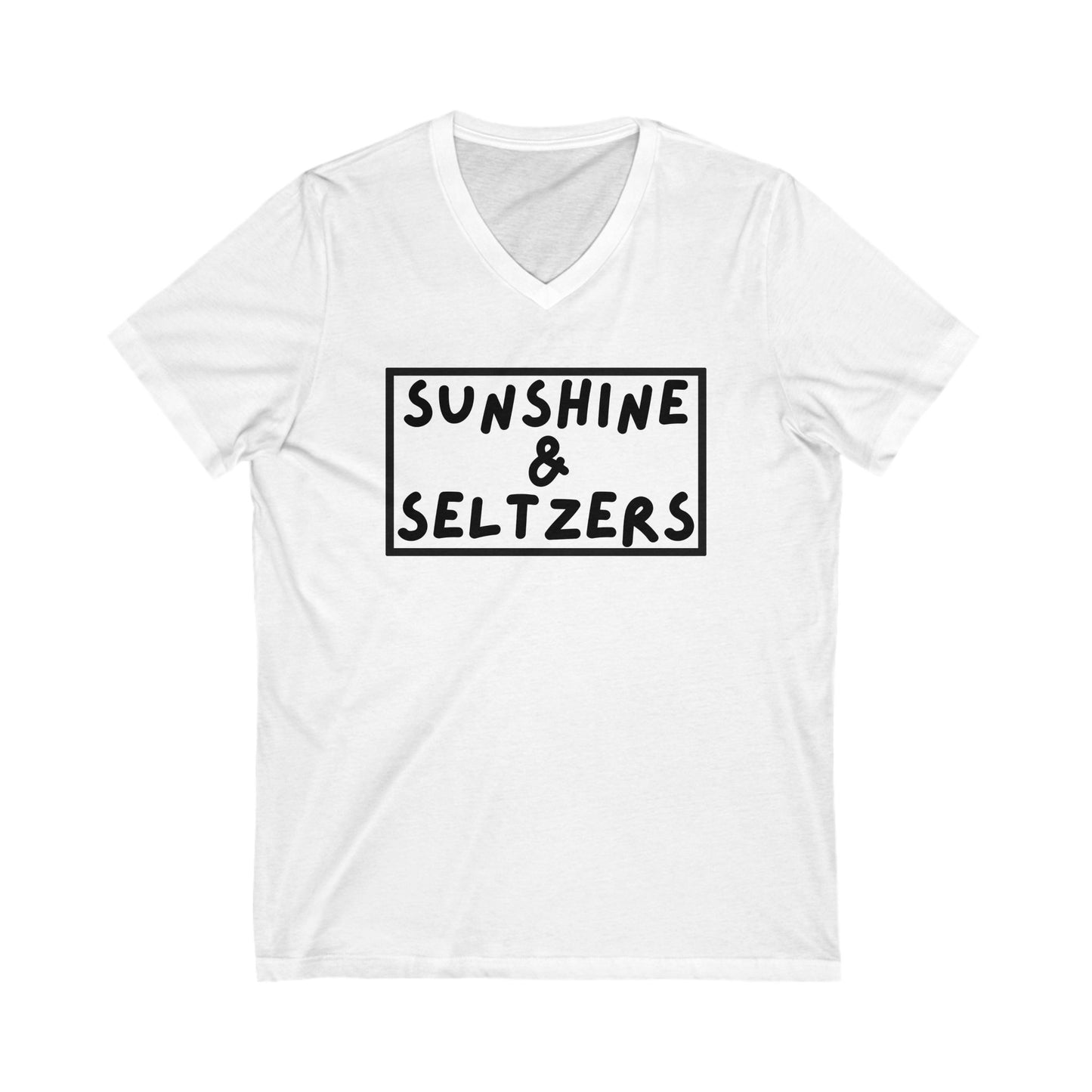 Sunshine & Seltzers V-Neck T-Shirt