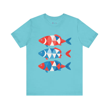 Patriotic Fish T-Shirt Unisex