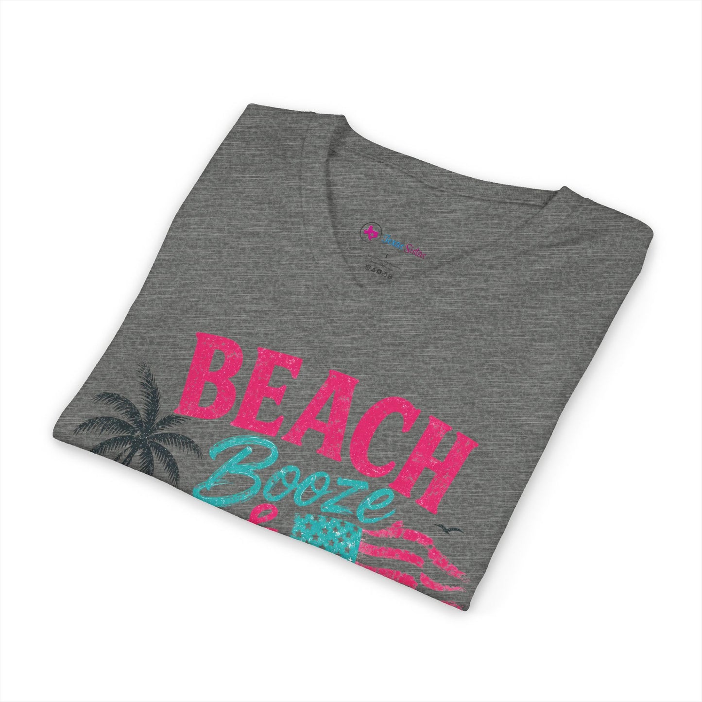 Beach Booze & Besties V-Neck T-Shirt