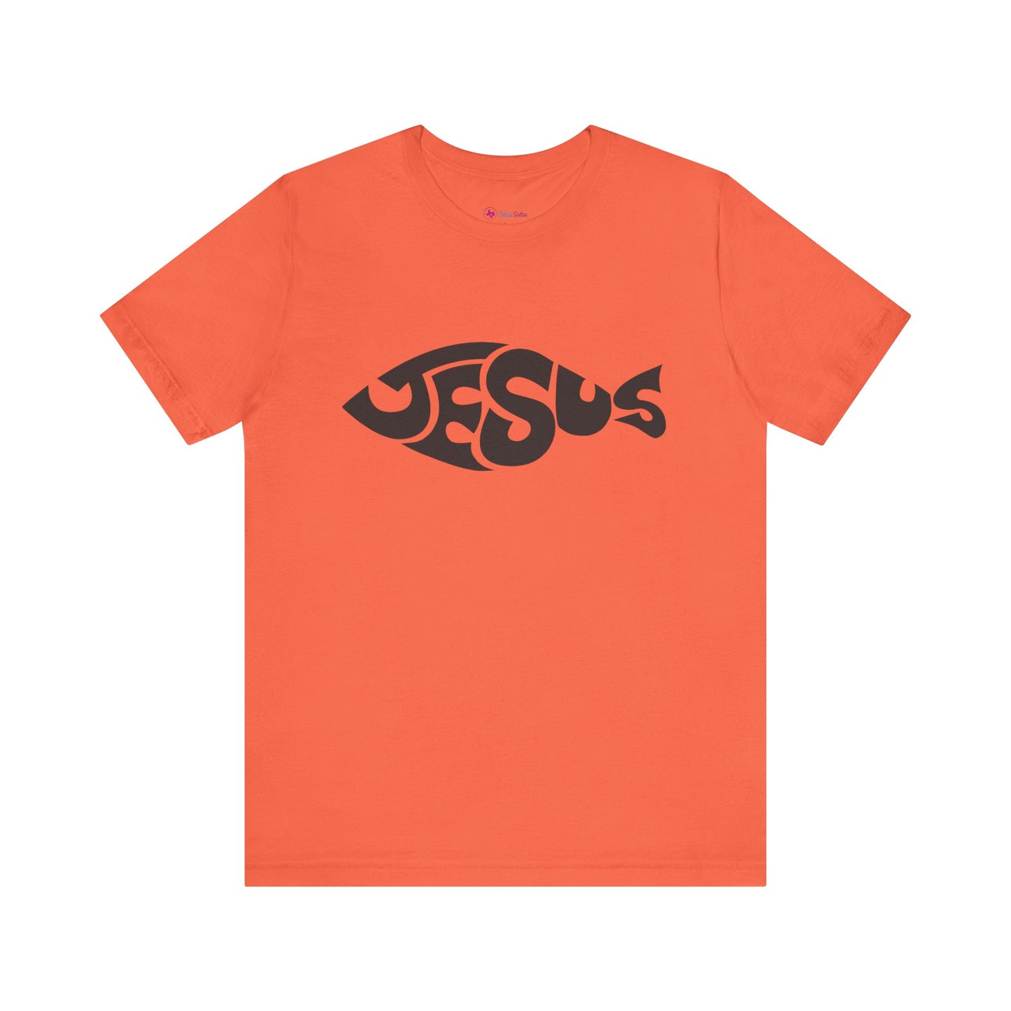 JESUS Fish Design T-Shirt Unisex