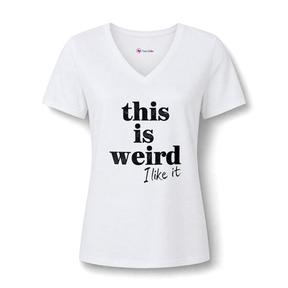 this is weird I like it V-Neck T-Shirt