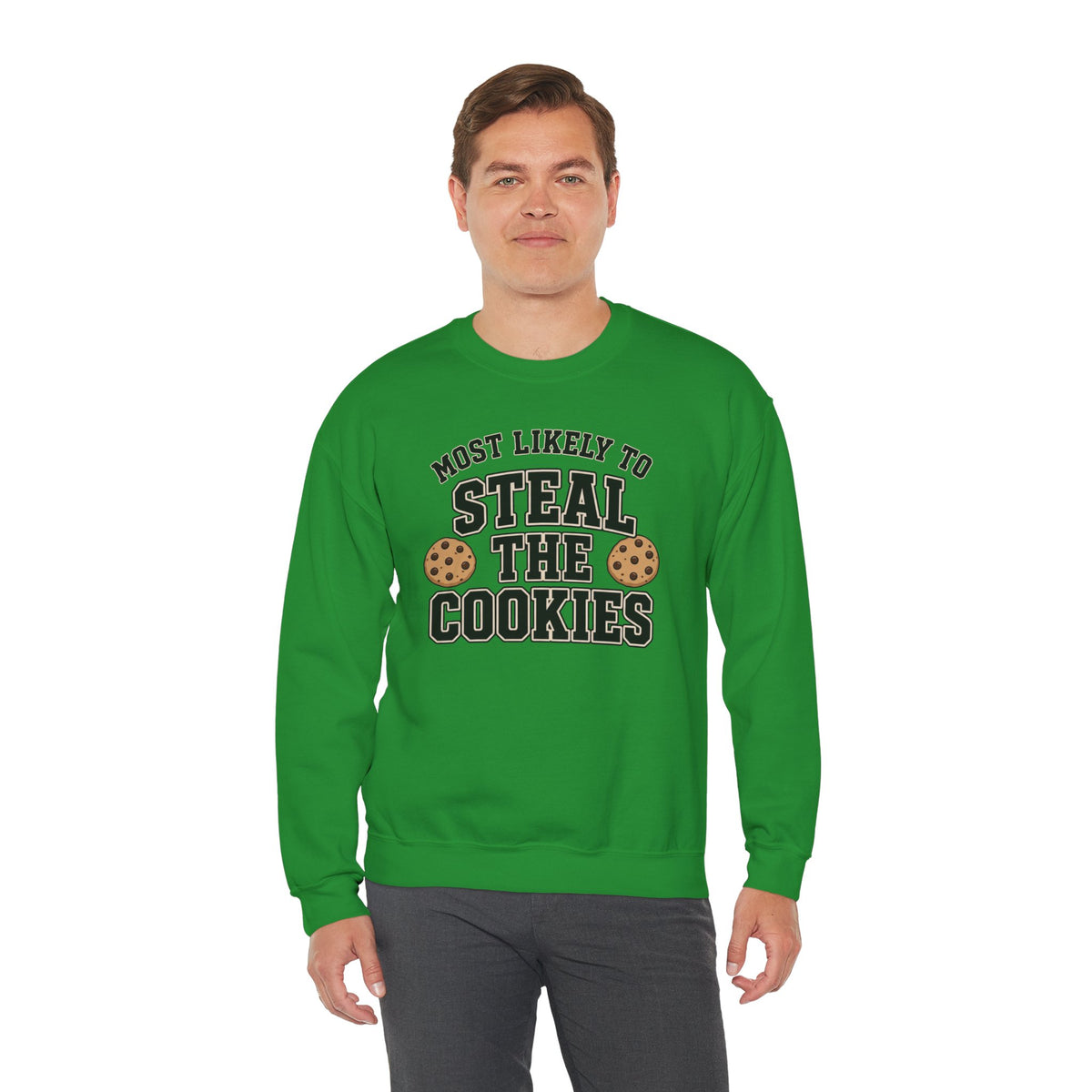 Most Likely To Steal The Cookies Sweatshirt - Christmas Crewneck