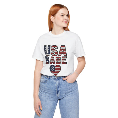 USA BABE HEART T-SHIRT