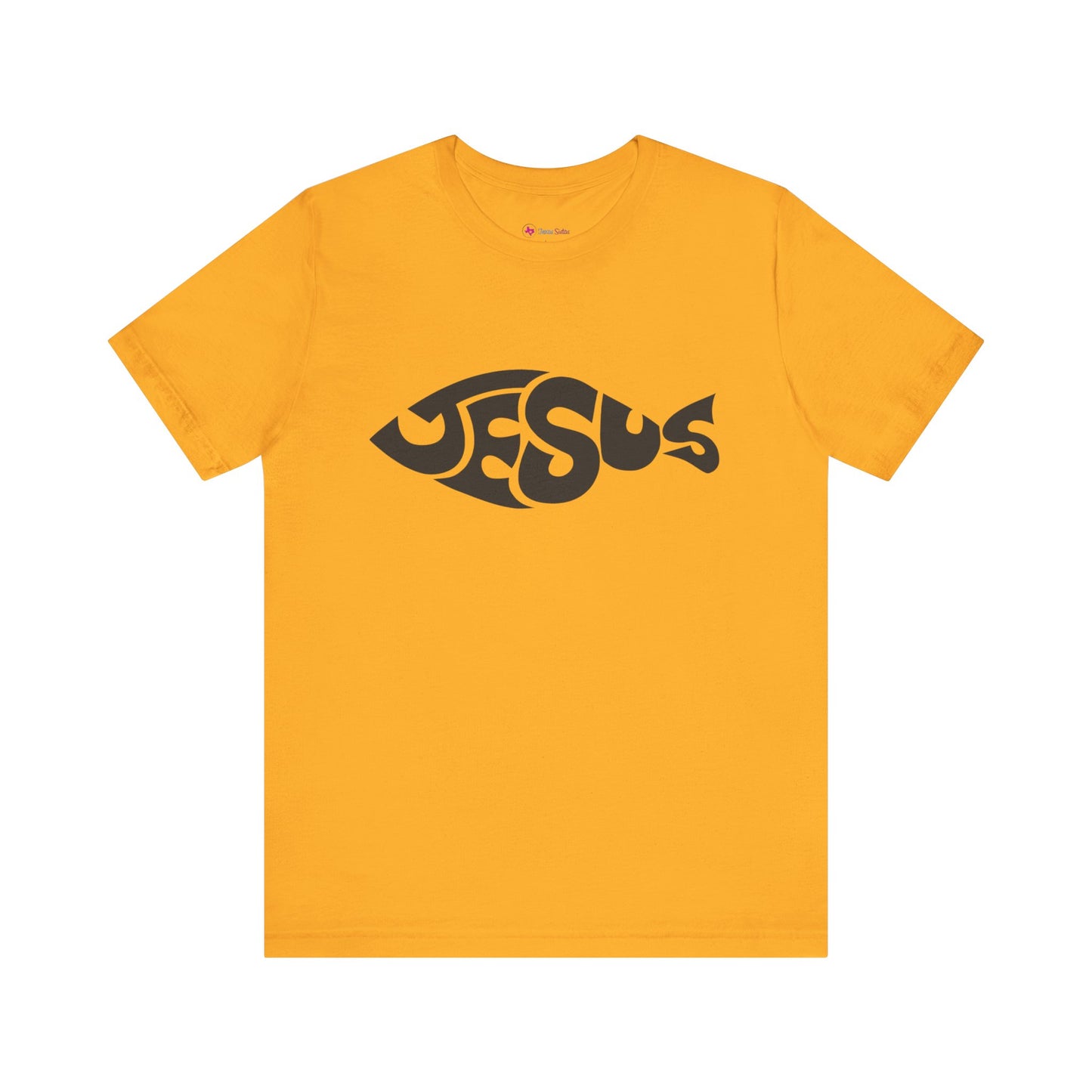 JESUS Fish Design T-Shirt Unisex